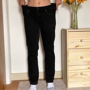 HOLLISTER Men’s Slim Straight Black Jeans 
Size 32x30